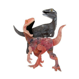 Erstwilder - Bloody Rapt Velociraptor Brooch (pink) - 20th Century Artifacts
