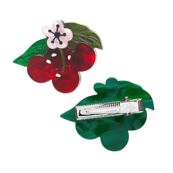 Erstwilder - Blossoming Cherries Hair Clips Set - 2 Piece - 20th Century Artifacts