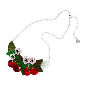 Erstwilder - Blossoming Cherries Statement Necklace - 20th Century Artifacts