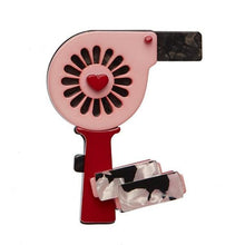 Load image into Gallery viewer, Erstwilder - Blown Away Hairdryer Brooch (2016) - 20th Century Artifacts