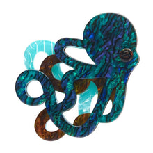 Load image into Gallery viewer, Erstwilder - Blue Blood Octopus Brooch - 20th Century Artifacts