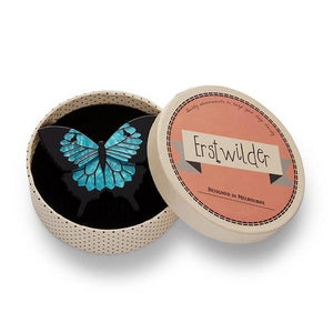 Erstwilder - Blue Emperor Butterfly Brooch (2020) - 20th Century Artifacts