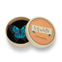 Load image into Gallery viewer, Erstwilder - Blue Emperor Butterfly Brooch (2021) - 20th Century Artifacts