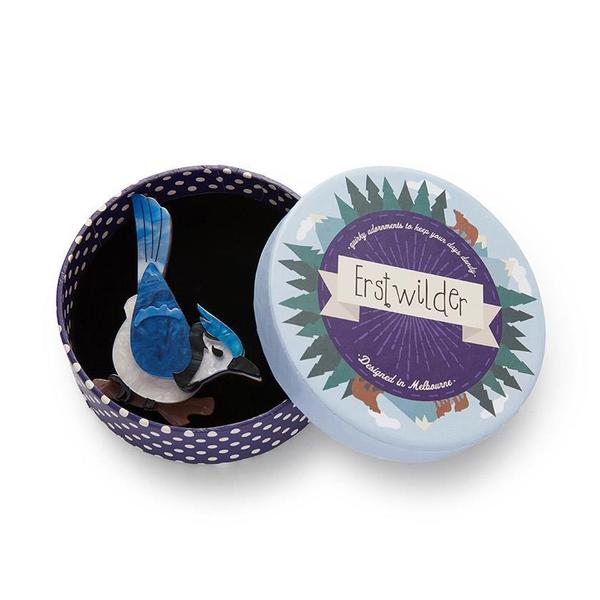 Erstwilder - Blue Jay Way Brooch (2020) - 20th Century Artifacts