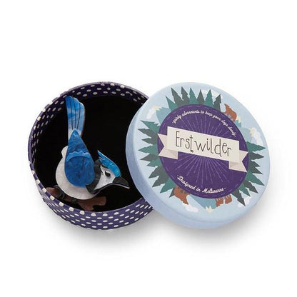 Erstwilder - Blue Jay Way Brooch (2020) - 20th Century Artifacts