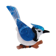 Load image into Gallery viewer, Erstwilder - Blue Jay Way Brooch (2020) - 20th Century Artifacts