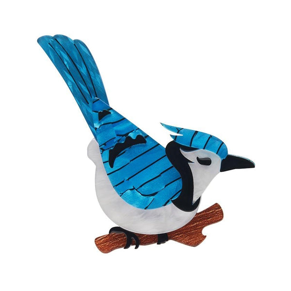 Erstwilder - Blue Jay Way Brooch (2022) - 20th Century Artifacts