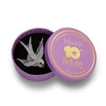 Load image into Gallery viewer, Erstwilder - Bluebird of Happiness Brooch (2021) - 20th Century Artifacts
