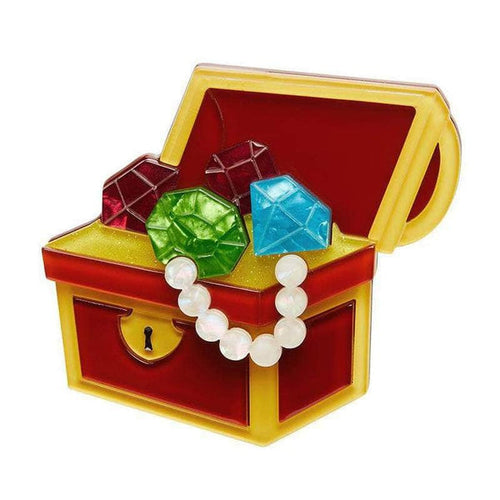 Erstwilder - Bootylicious Treasure Chest Brooch (2018) - 20th Century Artifacts