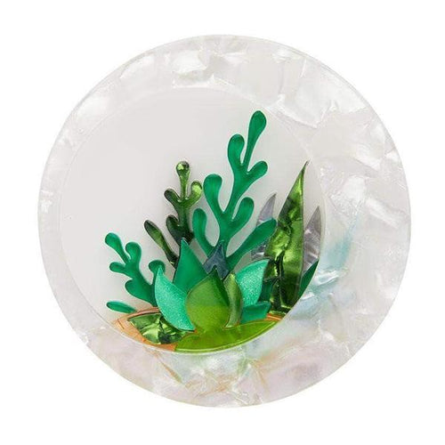 Erstwilder - Botanical Abode Terrarium Brooch - 20th Century Artifacts