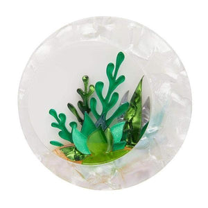 Erstwilder - Botanical Abode Terrarium Brooch - 20th Century Artifacts