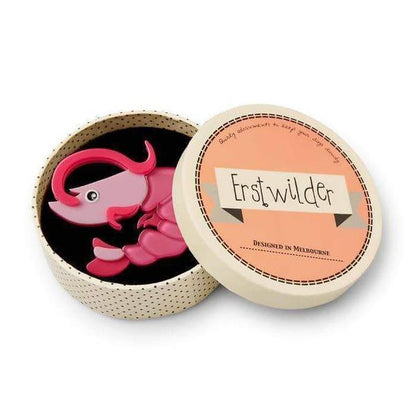 Erstwilder - Brian B Quaid Prawn Brooch (2018) - 20th Century Artifacts