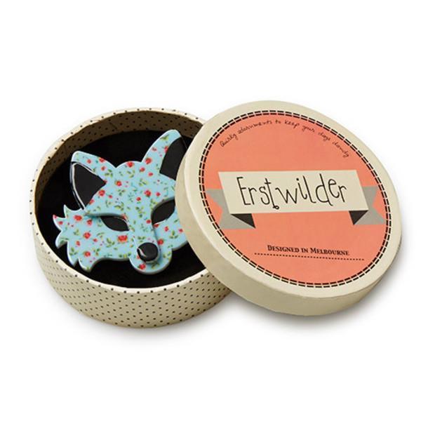Erstwilder - Brida the Botanical Fox Brooch - 20th Century Artifacts
