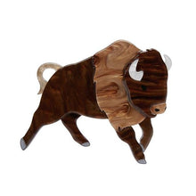 Load image into Gallery viewer, Erstwilder - Buffalo Bull Brooch (2020) - 20th Century Artifacts