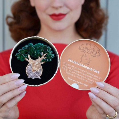 Erstwilder - Bulbous Baobab Tree Brooch (2018) - 20th Century Artifacts