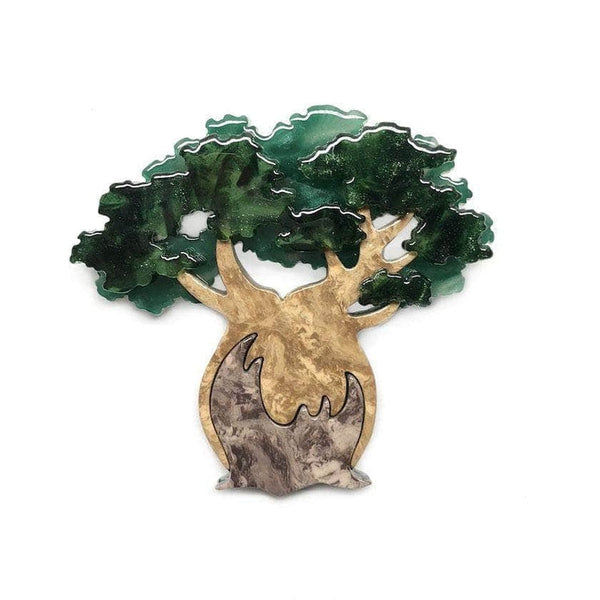 Erstwilder - Bulbous Baobab Tree Brooch (2018) - 20th Century Artifacts