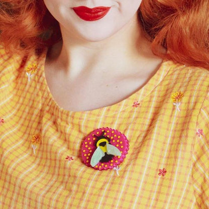 Erstwilder - Bumblebee Burrower Brooch (2019) - 20th Century Artifacts