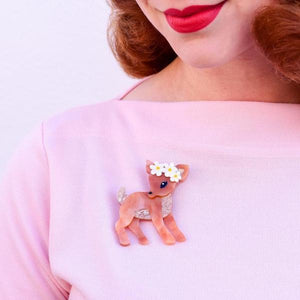 Erstwilder - Buttercup Fawn Brooch (2020) - 20th Century Artifacts