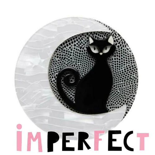 Erstwilder - Cara the Halloween Kitty Brooch (2017) (imperfect) - 20th Century Artifacts