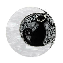 Load image into Gallery viewer, Erstwilder - Cara the Halloween Kitty Brooch (2017) - 20th Century Artifacts