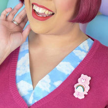 Load image into Gallery viewer, Erstwilder - Care Bears 1 - Cheer Bear Brooch (2020) - 20th Century Artifacts