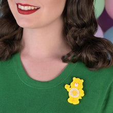 Load image into Gallery viewer, Erstwilder - Care Bears 1 - Funshine Bear Brooch (2020) - 20th Century Artifacts