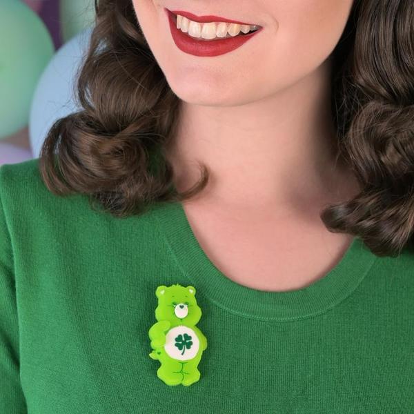 Erstwilder - Care Bears 1 - Good Luck Bear Brooch (2020) - 20th Century Artifacts