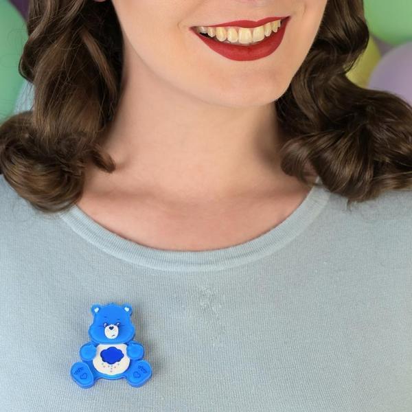 Erstwilder - Care Bears 1 - Grumpy Bear Brooch (2020) - 20th Century Artifacts