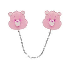 Load image into Gallery viewer, Erstwilder - Care Bears 2 - Cheer Bear™ Smiles Cardigan Clips (imperfect) - 20th Century Artifacts
