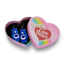 Load image into Gallery viewer, Erstwilder - Care Bears 2 - What’s Up, Grumpy Bear™? Earrings (2021) - 20th Century Artifacts