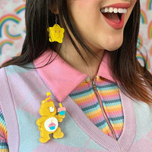Load image into Gallery viewer, Erstwilder - Care Bears 3 - Birthday Bear&#39;s Cake Brooch - 20th Century Artifacts