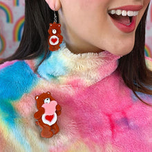 Load image into Gallery viewer, Erstwilder - Care Bears A Tender Heart Brooch - 20th Century Artifacts