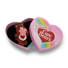 Load image into Gallery viewer, Erstwilder - Care Bears A Tender Heart Brooch - 20th Century Artifacts