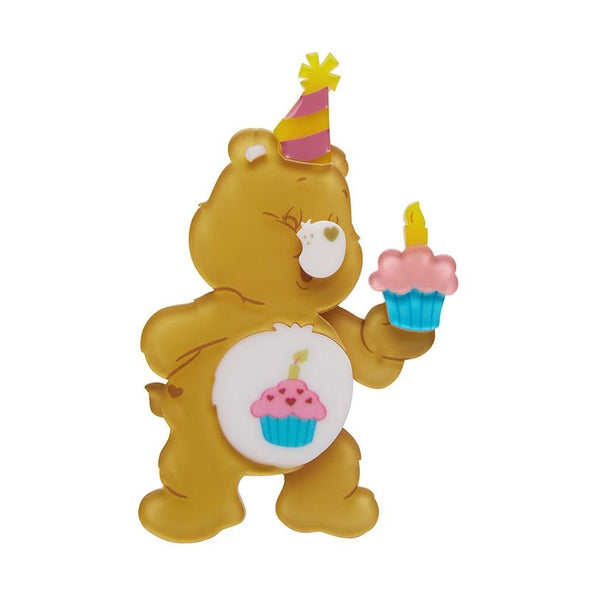 Erstwilder - Care Bears Birthday Bear's Cake Brooch - 20th Century Artifacts