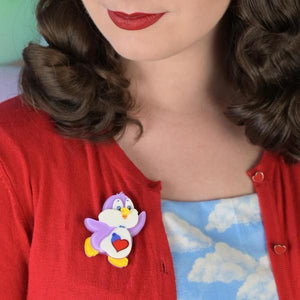 Erstwilder - Care Bears Cozy Heart Penguin Brooch (2020) - 20th Century Artifacts