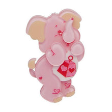 Load image into Gallery viewer, Erstwilder - Care Bears Lotsa Heart Elephant Brooch (2020) - 20th Century Artifacts