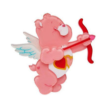 Load image into Gallery viewer, Erstwilder - Care Bears Love-A-Lot™ Cupid Brooch - 20th Century Artifacts