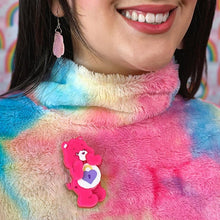 Load image into Gallery viewer, Erstwilder - Care Bears Secret Bear Brooch - 20th Century Artifacts