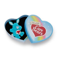 Load image into Gallery viewer, Erstwilder - Care Bears Swift Heart Rabbit Brooch (2020) - 20th Century Artifacts