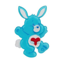 Load image into Gallery viewer, Erstwilder - Care Bears Swift Heart Rabbit Brooch (2020) - 20th Century Artifacts