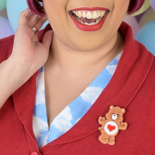 Load image into Gallery viewer, Erstwilder - Care Bears Tenderheart Bear Brooch (2020) - 20th Century Artifacts