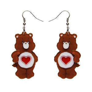 Erstwilder - Care Bears Tenderheart Bear Earrings - 20th Century Artifacts