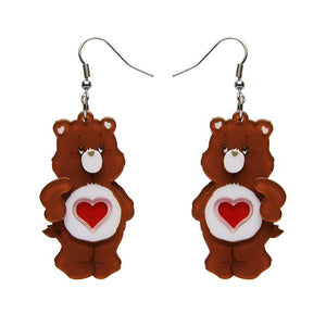 Erstwilder - Care Bears Tenderheart Bear Earrings - 20th Century Artifacts