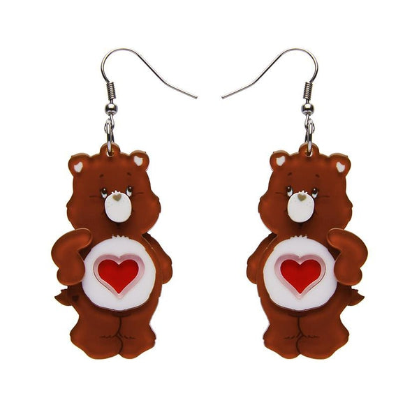 Erstwilder - Care Bears Tenderheart Bear Earrings - 20th Century Artifacts