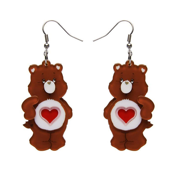 Erstwilder - Care Bears Tenderheart Bear Earrings - 20th Century Artifacts