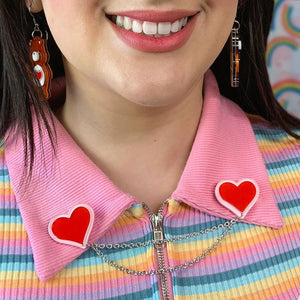 Erstwilder - Care Bears Tenderheart Double Brooch - 20th Century Artifacts