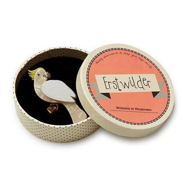 Erstwilder - Carnaboo the Cockatoo Brooch (2016) - 20th Century Artifacts