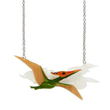 Load image into Gallery viewer, Erstwilder - Celine the Pterodactyl Necklace - 20th Century Artifacts
