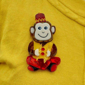 Erstwilder - Charley Chimp Brooch (2018) - 20th Century Artifacts