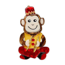 Load image into Gallery viewer, Erstwilder - Charley Chimp Brooch (2018) - 20th Century Artifacts